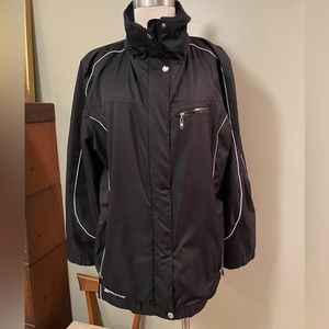 Zero Exposure 3in1 Jacket Black with White trim - XL